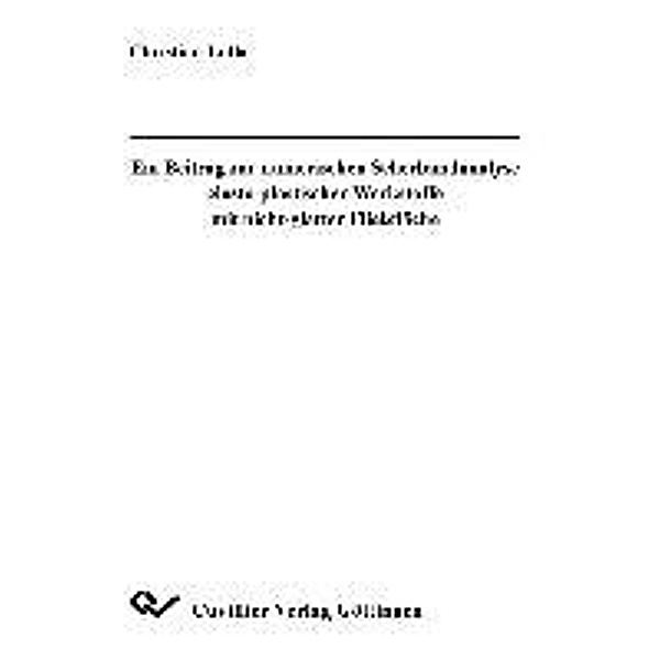Lulla, C: Beitrag zur numerischen Scherbandanalyse, Christian Lulla