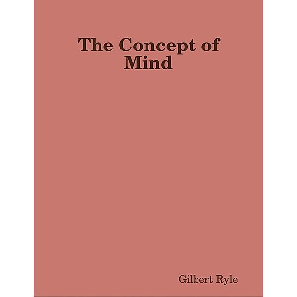 Lulu.com: The Concept of Mind, Gilbert Ryle
