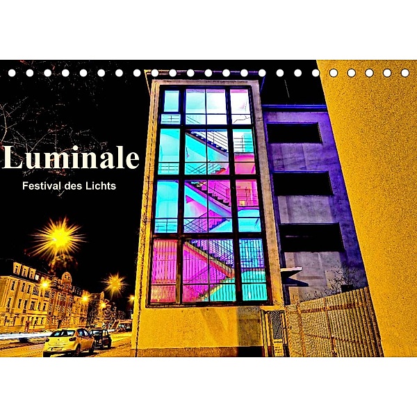 Luminale Festival des Lichts (Tischkalender 2023 DIN A5 quer), Claus Eckerlin