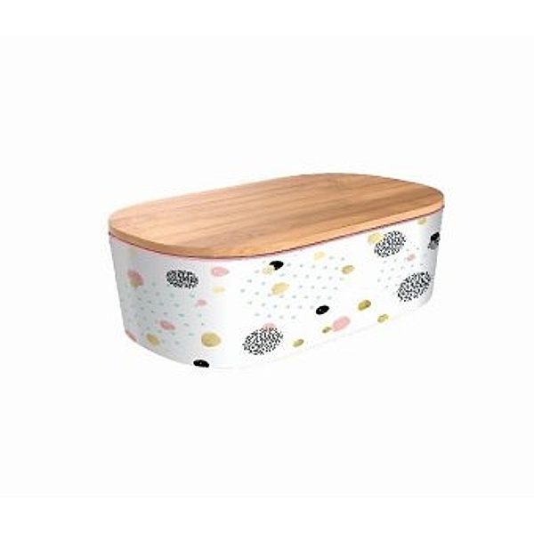 Lunchbox Deluxe Dotted Pattern - Gold