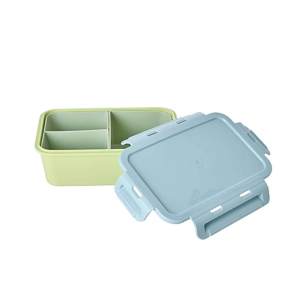 rice Lunchbox GREEN&BLUE (21x14x7,5)