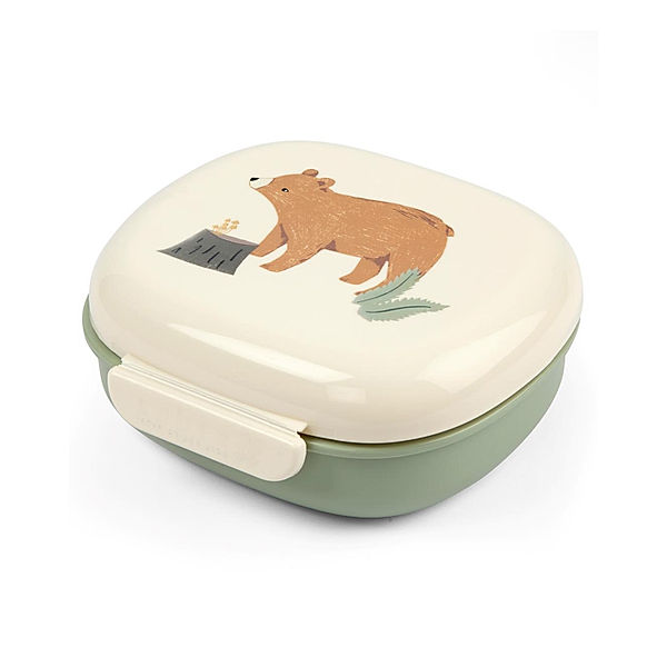 Sebra Lunchbox NIGHTFALL - BÄR in idyllic green