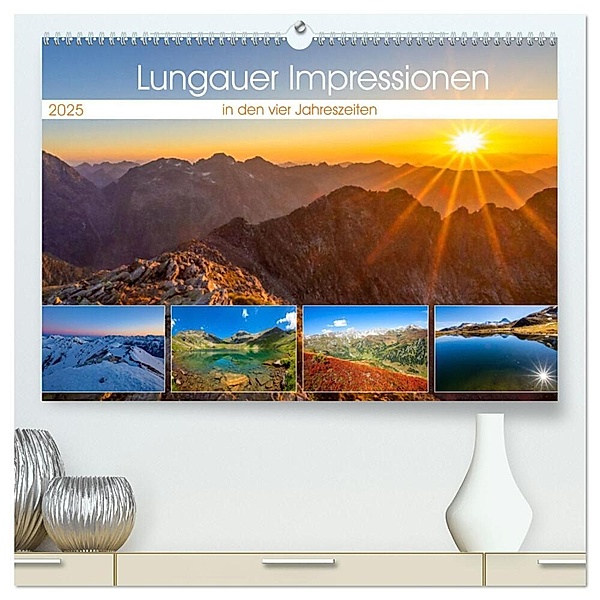 Lungauer Impressionen (hochwertiger Premium Wandkalender 2025 DIN A2 quer), Kunstdruck in Hochglanz, Calvendo, Christa Kramer