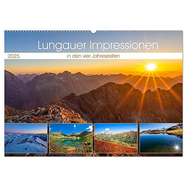 Lungauer Impressionen (Wandkalender 2025 DIN A2 quer), CALVENDO Monatskalender, Calvendo, Christa Kramer