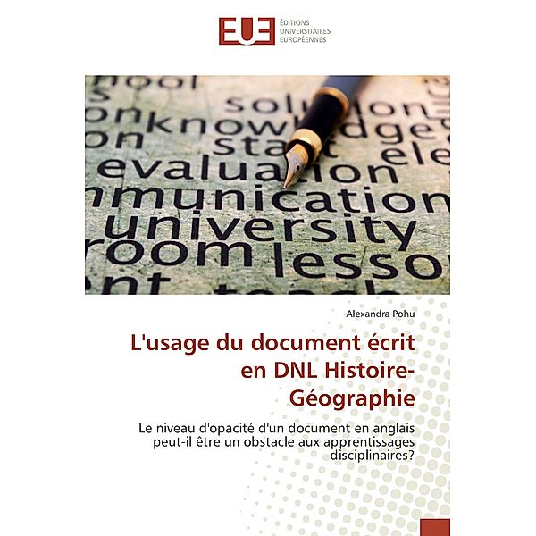 L'usage du document écrit en DNL Histoire-Géographie, Alexandra Pohu