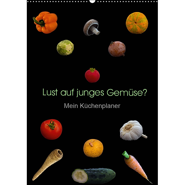 Lust auf junges Gemüse? (Wandkalender 2019 DIN A2 hoch), Christoph Ebeling