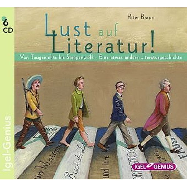 Lust auf Literatur!, 4 Audio-CDs, Peter Braun