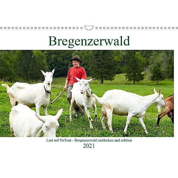 Lust auf NaTour - Bregenzerwald (Wandkalender 2021 DIN A3 quer), Andreas Riedmiller