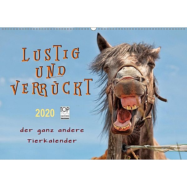 Lustig und verrückt - der ganz andere Tierkalender (Wandkalender 2020 DIN A2 quer), Peter Roder