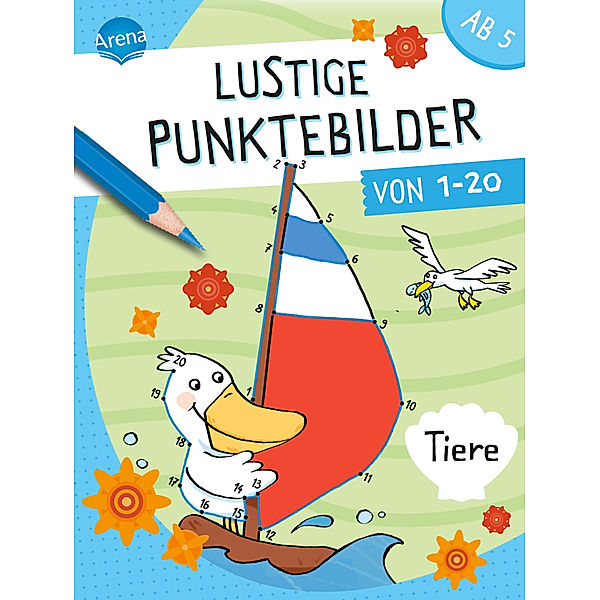 Lustige Punktebilder von 1-20. Tiere, Silke Reimers