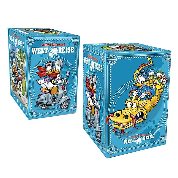 Lustiges Taschenbuch Weltreise Box.Bde.1-6, Walt Disney