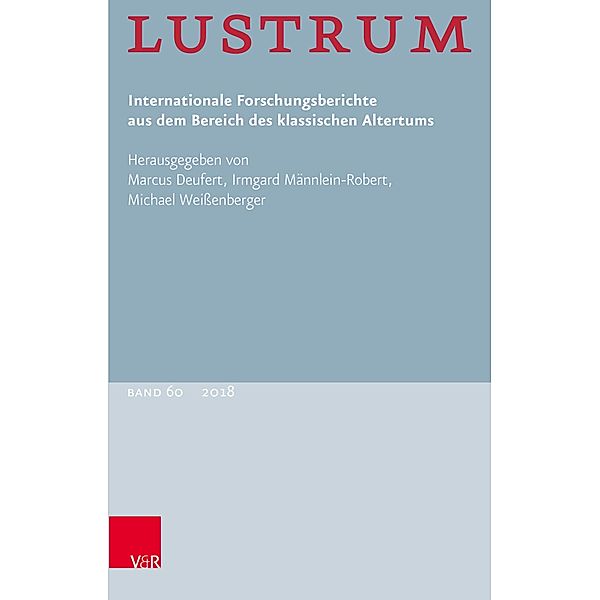 Lustrum Band 60 - 2018 / Lustrum