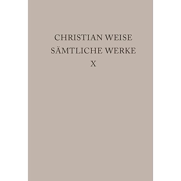 Lustspiele I, Christian Weise