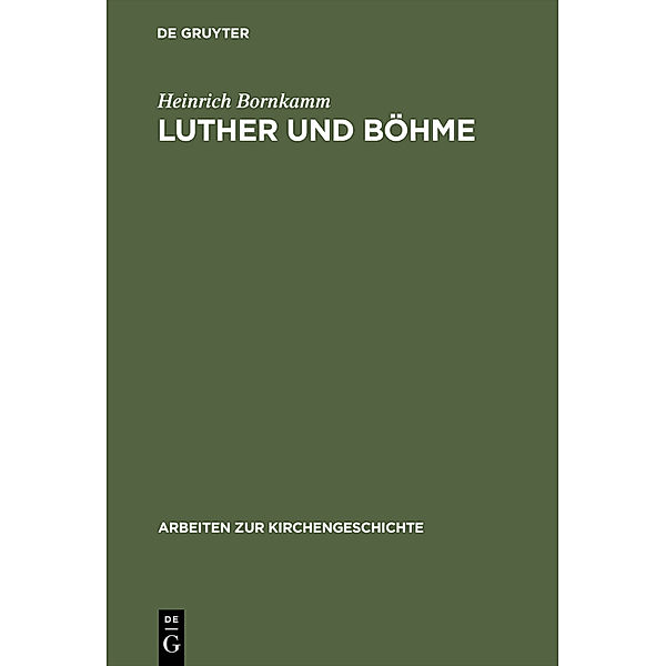 Luther und Böhme, Heinrich Bornkamm