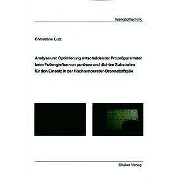 Lutz, C: Analyse und Optimierung entscheidender Prozessparam, Christiane Lutz