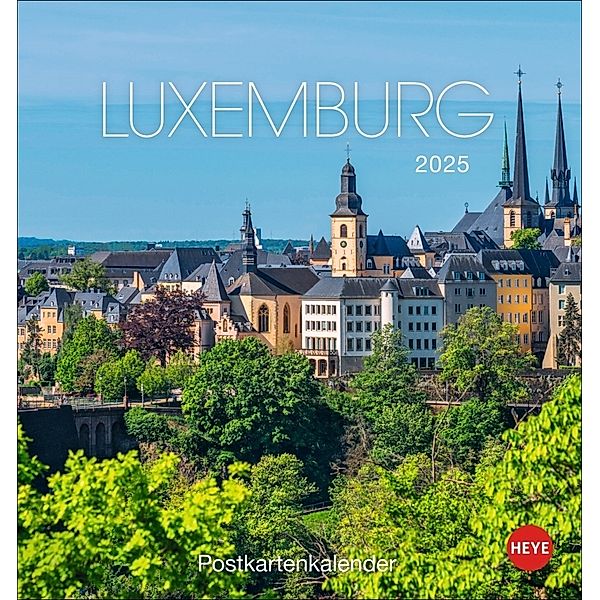 Luxemburg Postkartenkalender 2025