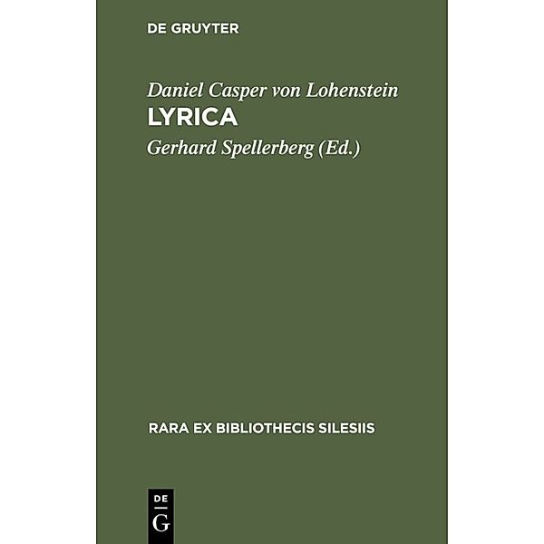 Lyrica, Daniel Casper von Lohenstein