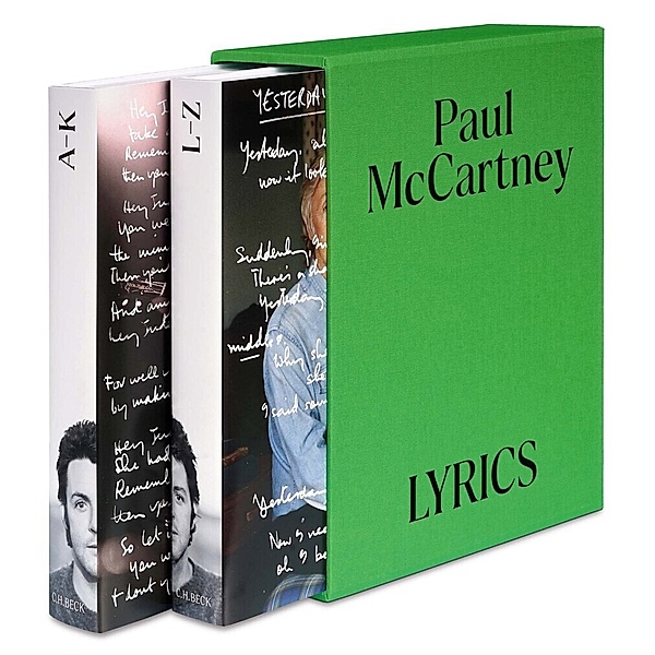 Lyrics, Deutsche Ausgabe, 2 Bde., Paul McCartney