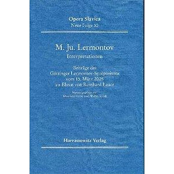 M. Ju. Lermontov (1814-1841). Interpretationen