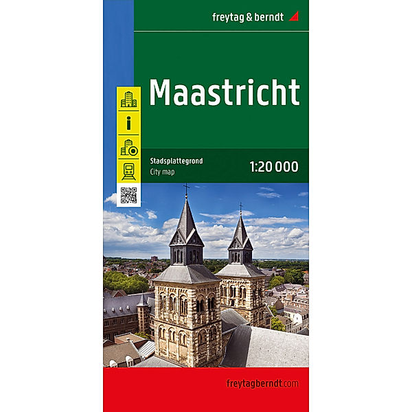 Maastricht, Stadtplan 1:20.000, freytag & berndt