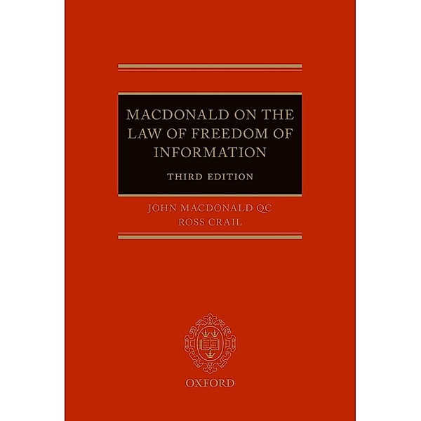 Macdonald on the Law of Freedom of Information