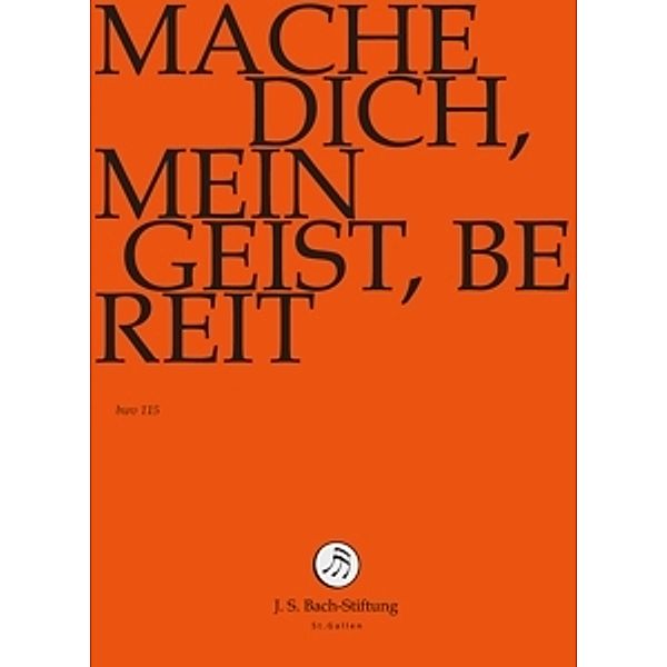 Mache Dich,Mein Geist,Bereit, J.S.Bach-Stiftung, Rudolf Lutz