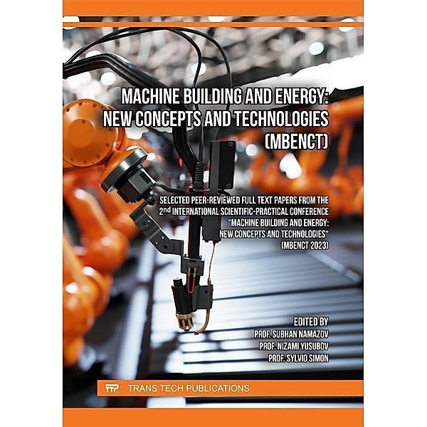Machine Building and Energy: New Concepts and Technologies (MBENCT)