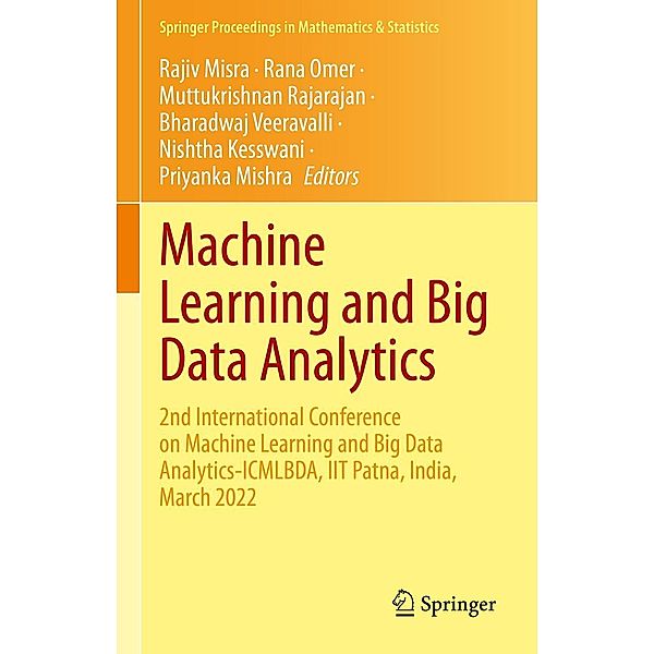 Machine Learning and Big Data Analytics / Springer Proceedings in Mathematics & Statistics Bd.401