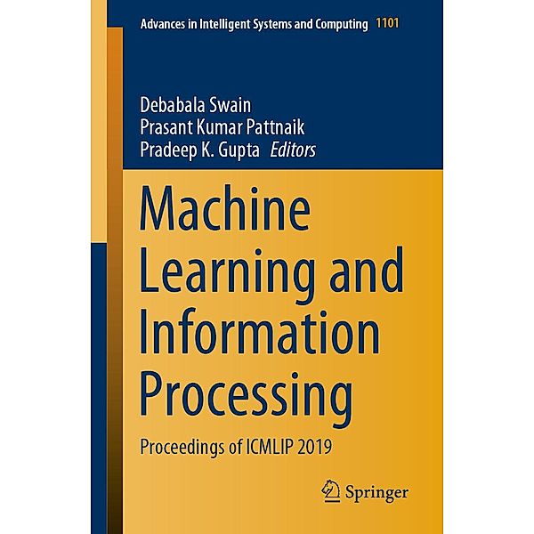 Machine Learning and Information Processing / Advances in Intelligent Systems and Computing Bd.1101