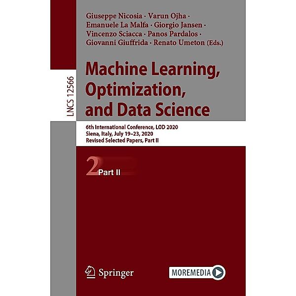 Machine Learning, Optimization, and Data Science / Lecture Notes in Computer Science Bd.12566