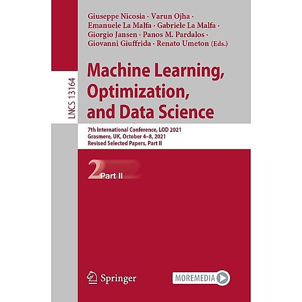 Machine Learning, Optimization, and Data Science / Lecture Notes in Computer Science Bd.13164