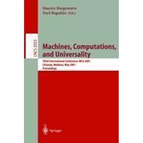 Machines, Computations, and Universality