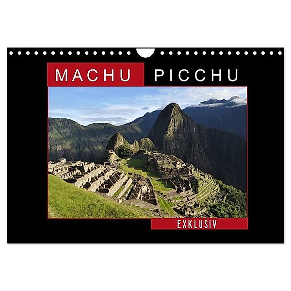 Machu Picchu - Exklusiv (Wandkalender 2024 DIN A4 quer), CALVENDO Monatskalender, Fabu Louis