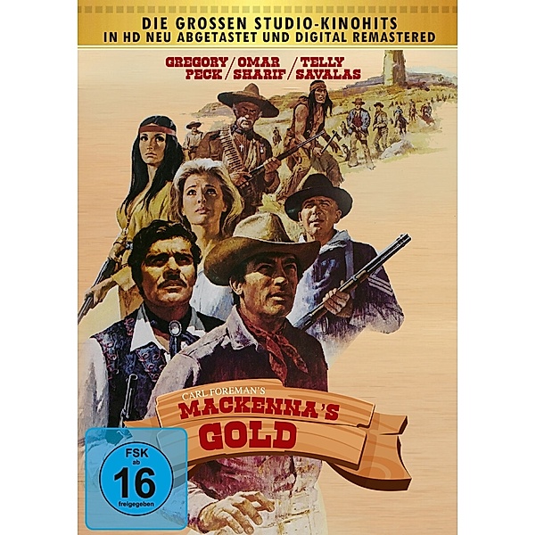 Mackenna's Gold Digital Remastered, Gregory Peck, Omar Sharif, Telly Savalas