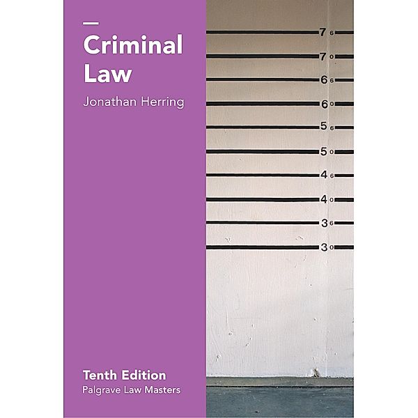 Macmillan Law Masters / Criminal Law, Jonathan Herring