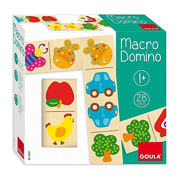 Macro Domino (Kinderspiel), 28 Teile