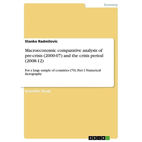 Macroeconomic comparative analysis of pre-crisis (2000-07) and the crisis period (2008-12), Stanko Radmilovic