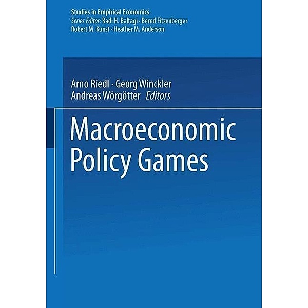 Macroeconomic Policy Games / Studies in Empirical Economics