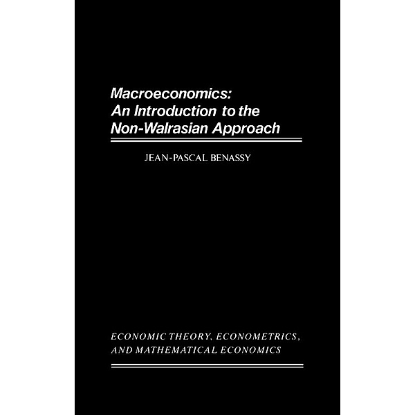 Macroeconomics, Jean-Pascal Benassy