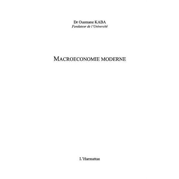 Macroeconomie moderne / Hors-collection, Salles Marines