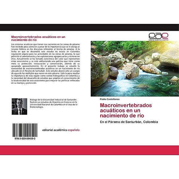Macroinvertebrados acuáticos en un nacimiento de río, Pablo Castellanos