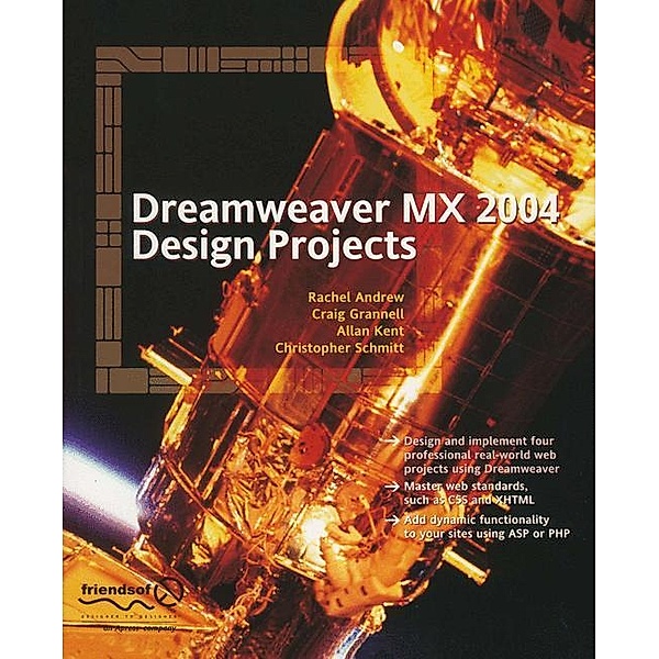 Macromedia Dreamweaver MX 2004 Design Projects, Allan Kent, Rachel Andrew, Craig Grannell