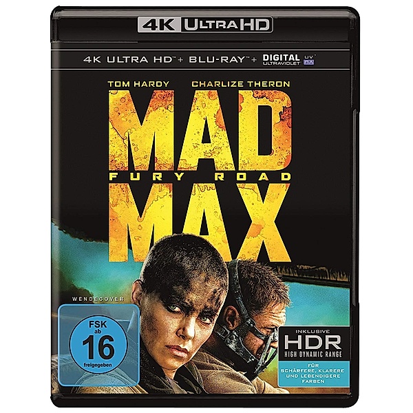 Mad Max: Fury Road (4K Ultra HD), Charlize Theron Nicholas Hoult Tom Hardy