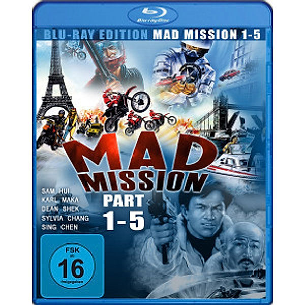 MAD MISSION I - V / Aces go Places Bluray Box, Diverse Interpreten