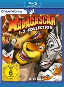 Image of Madagascar 1-3 BLU-RAY Box