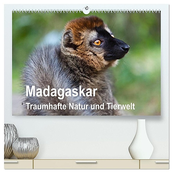 Madagaskar. Traumhafte Natur und Tierwelt (hochwertiger Premium Wandkalender 2024 DIN A2 quer), Kunstdruck in Hochglanz, Sabine Reuke