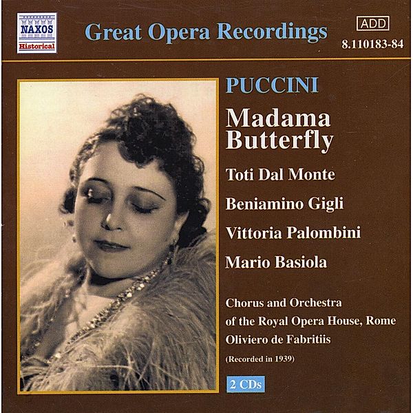 Madame Butterfly, Fabritiis, Dal Monte, Gigli