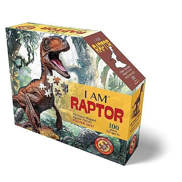 Madd Capp Shape Puzzle Junior Velociraptor 100 T.