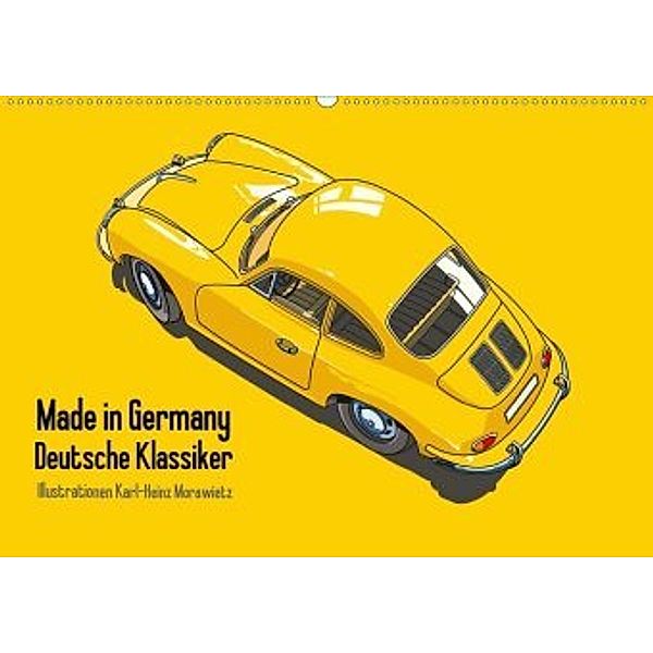 Made in Germany - Illustrationen deutscher Oldtimer (Wandkalender 2020 DIN A2 quer), Karl-Heinz Morawietz