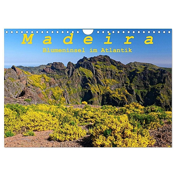 Madeira Blumeninsel im Atlantik (Wandkalender 2024 DIN A4 quer), CALVENDO Monatskalender, Klaus Lielischkies